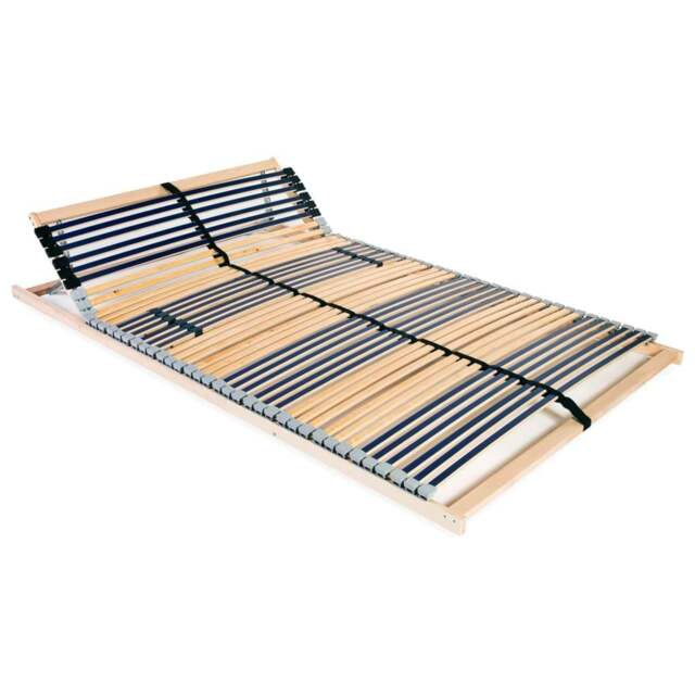 Rackhams Slatted Bed Base with 42 Slats 7 Zones 140x200 cm
