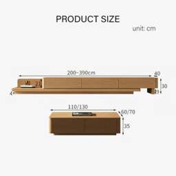 Rackhams Opaline TV Stand, Wood - No - Walnut - thumbnail 6