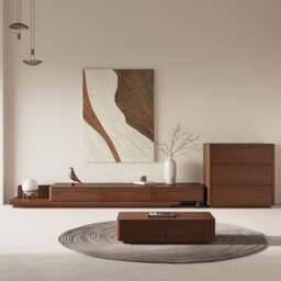 Rackhams Opaline TV Stand, Wood - No - Walnut - thumbnail 4