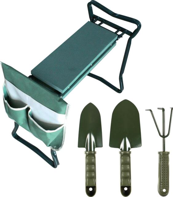 Rackhams Home and Garden Folding Multi Use Garden Kneeler and Bench