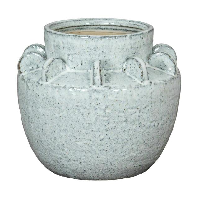 Rackhams Dara Vase - White - 41cm x 24cm x 24cm - White - 100% Mixed - image 1