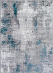 Rackhams Wanderlust-Abstract Blue Grey Black Modern Marble Rug - 120 x 170 cm - thumbnail 2