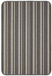 Rackhams Washable All-Purpose Stripe Grey Mats - 50X80 cm - thumbnail 1