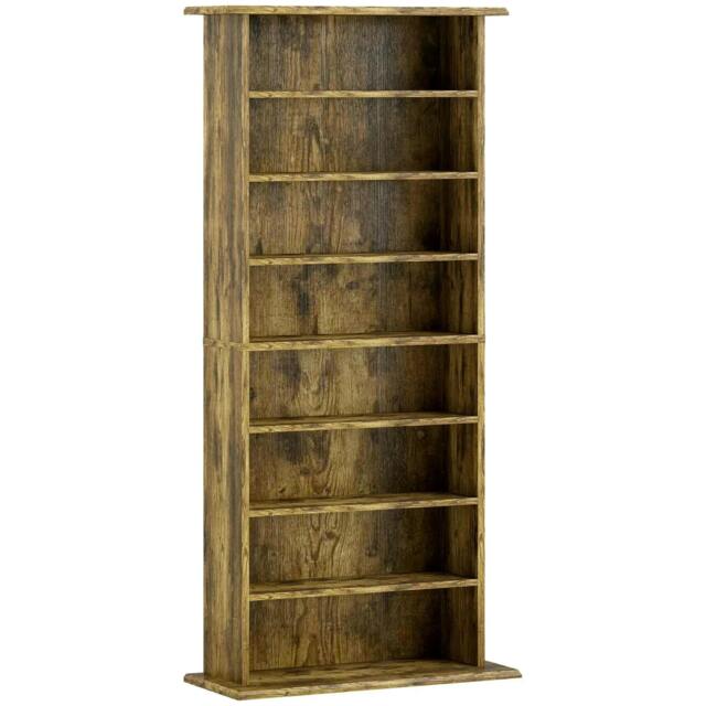 Rackhams 360 CD Storage Unit - Rustic Brown