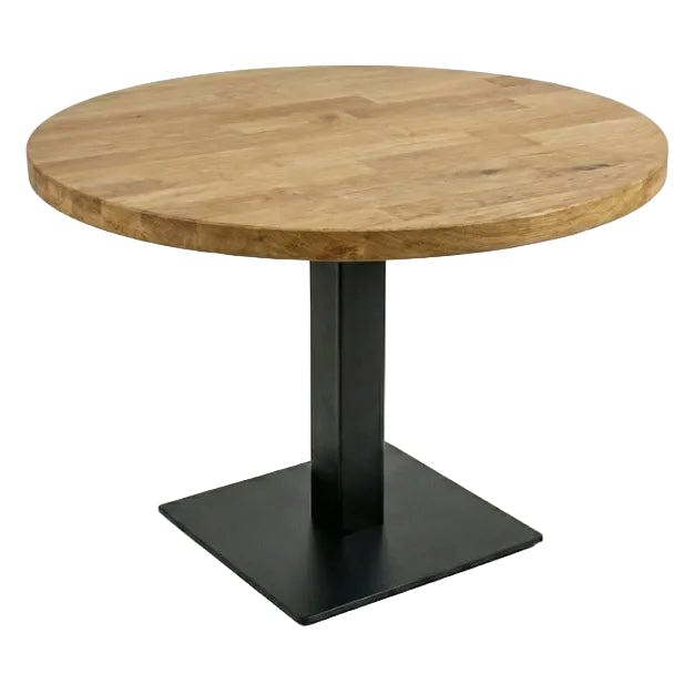 Rackhams Staved Oak Round Pedestal Table (Table Top Only) - 500mm