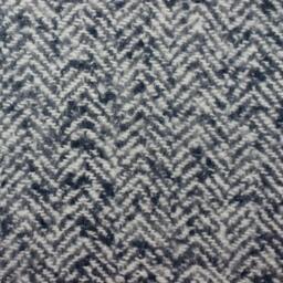 Rackhams Weaver Throw with Herringbone Design - Navy - One Size - Navy - 100% Acrylic - thumbnail 3