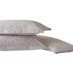 Rackhams Kira Oxford Pillowcase (Pack of 2) - White/Lilac - 75cm x 50cm - White/Lilac - 80% Cotton/20% Polyester - thumbnail 1