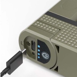 Rackhams Outdoor Solar Emergency Light with Strong Magnetic Attachment - Military Green - thumbnail 5