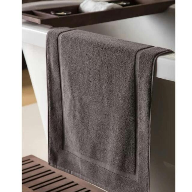 Rackhams Hotel Madison Bath Mat - Slate - One Size - Slate - 100% Ringspun Cotton - image 1