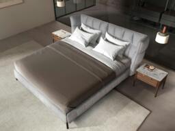 Rackhams Light Bluish-grey Fabric Bed 7211 - thumbnail 3