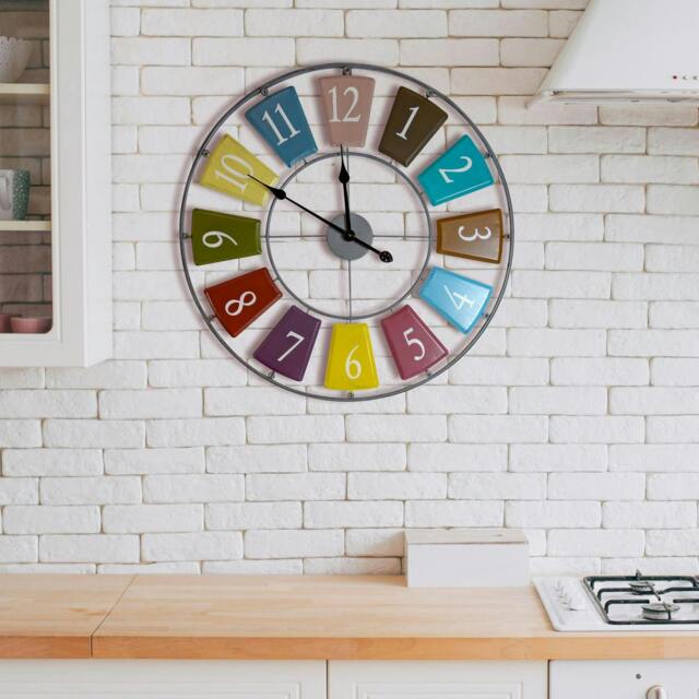 Rackhams WC2150 - Candy Colourful Skeleton Wall Clock - 68 cm / 27 in - image 1