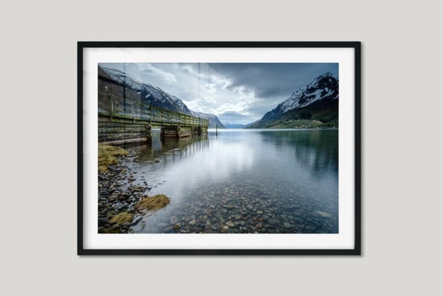 Rackhams Skjolden Jetty - Framed Print 16 x 12 inch - image 1