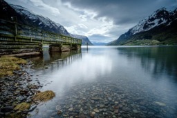 Rackhams Skjolden Jetty - Framed Print 16 x 12 inch - thumbnail 4