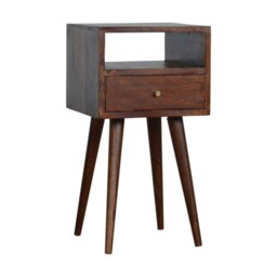 Rackhams Solid Wood Mini Cherry Bedside Table - thumbnail 4
