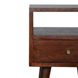 Rackhams Solid Wood Mini Cherry Bedside Table - thumbnail 5