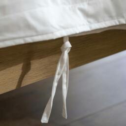 Rackhams White 500 Thread Count Egyptian Cotton Duvet Cover - Double - thumbnail 4