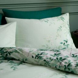 Rackhams Scenic Leaves Reversible 200 Thread Count Cotton Duvet Cover Set - Double - thumbnail 3