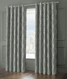 Rackhams Onyx Thermal Blackout Ready Made Eyelet Curtains - 117cm x 137cm - Blush - thumbnail 4
