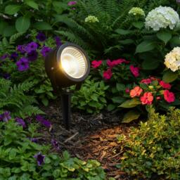 Rackhams 12 Watt LED Black Pathway Stake Light - thumbnail 3