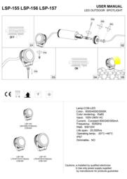Rackhams 12 Watt LED Black Pathway Stake Light - thumbnail 4