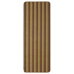 Rackhams Washable All-Purpose Stripe Brown Mats - 50X80 cm - thumbnail 4
