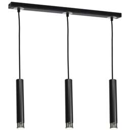 Rackhams Dani Pendant Lamp Hand Made Black And Chrome - thumbnail 3