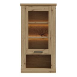 Rackhams Corona Wall Display cabinet in Artisan Oak - Full Assembly Required - Artisan Oak - Matt - thumbnail 2