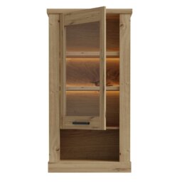 Rackhams Corona Wall Display cabinet in Artisan Oak - Full Assembly Required - Artisan Oak - Matt - thumbnail 4