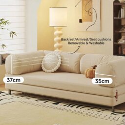 Rackhams Choudhury Two Seater Sofa Bed, Backrest Washable, Corduroy - Green - 150cm - thumbnail 5