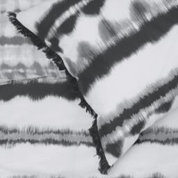 Rackhams Reversible Polycotton Tiedye Tassel Trim Duvet Cover and Pillowcase Set - Mono - King (220cm x 235cm) - thumbnail 5