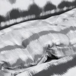 Rackhams Reversible Polycotton Tiedye Tassel Trim Duvet Cover and Pillowcase Set - Mono - King (220cm x 235cm) - thumbnail 3