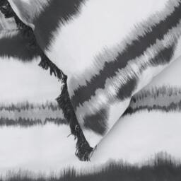 Rackhams Reversible Polycotton Tiedye Tassel Trim Duvet Cover and Pillowcase Set - Mono - King (220cm x 235cm) - thumbnail 4