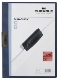 Rackhams DURAQUICK 20 Sheet Document Clip File Folder - 20 Pack - A4 Dark Blue