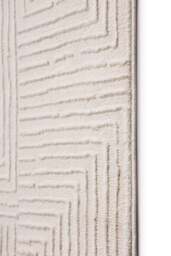 Rackhams Geometric Rug – Cream Shades - 120X170 cm - thumbnail 2