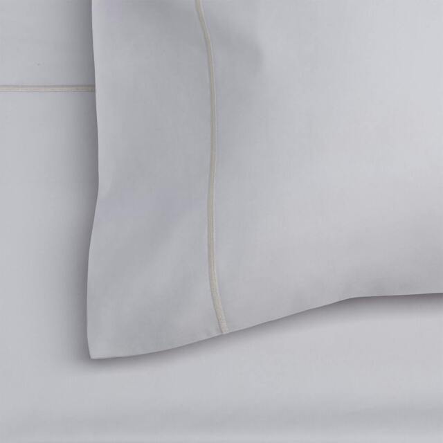 Rackhams Light Grey 600 Thread Count Egyptian Cotton Pillowcase - Super King - Pair - Oxford - image 1