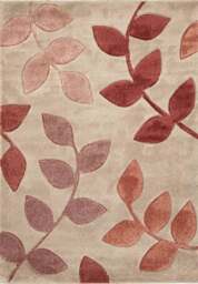 Rackhams Newport Leaf Red Rug – Hand-Carved - 60X200 cm - thumbnail 2