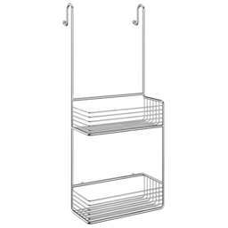 Rackhams Polished Chrome Hanging Double Shower Basket