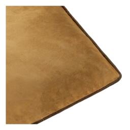 Rackhams Meridian Velvet Cushion Cover - Caramel/Chocolate - 55cm x 55cm - Caramel/Chocolate - 100% Polyester - thumbnail 3