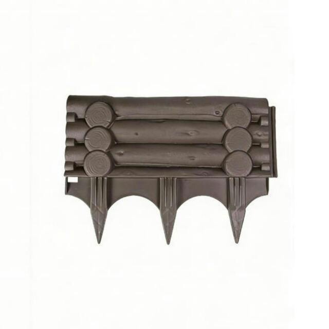 Rackhams Outdoor Garden Brick-Style Fence Decoration - Pack of 5 - Black - image 1