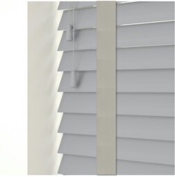 Rackhams Dove Grey Faux Wood Venetian Blinds with Tapes (130cm Drop) - 200cm - thumbnail 3