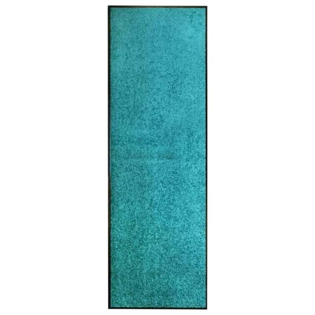 Rackhams Doormat Washable Cyan 60x180 cm