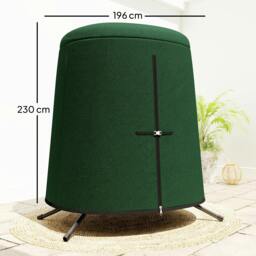 Rackhams Hanging Egg Chair Cover, Swing Chair Cover, 196 x 230 cm - 1 - 196 x 196 x 230 cm - Hanging Chair Cover - thumbnail 3