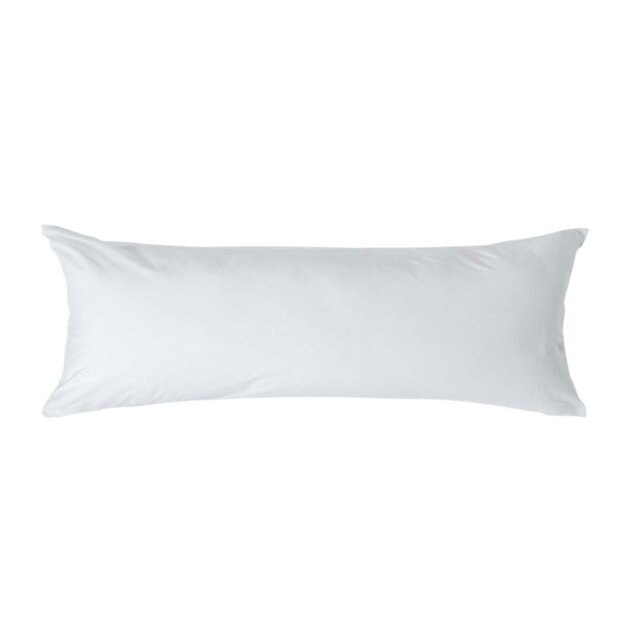 Rackhams Egyptian Cotton Housewife Body Pillowcase 200 TC - White - image 1