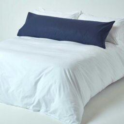 Rackhams Egyptian Cotton Housewife Body Pillowcase 200 TC - White - thumbnail 3
