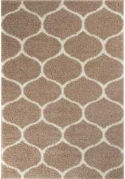 Rackhams Moroccan Beige Shaggy Rug - 620 - 60X110 cm