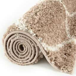 Rackhams Moroccan Beige Shaggy Rug - 620 - 60X110 cm - thumbnail 4