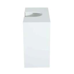 Rackhams Bathroom Under Sink Storage Cabinet 2 Door Wooden Cupboard Vanity Units - thumbnail 5