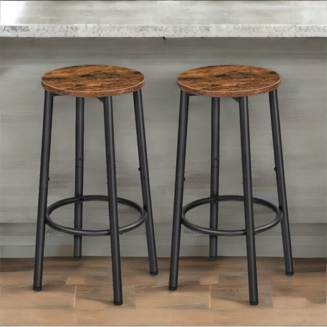 Rackhams Set of 2 Bar Stools - image 1