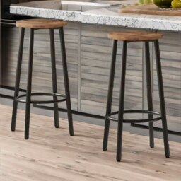 Rackhams Set of 2 Bar Stools - thumbnail 3