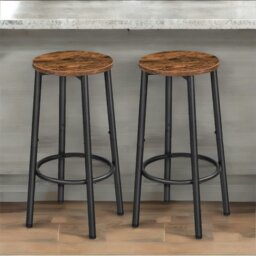Rackhams Set of 2 Bar Stools - thumbnail 1